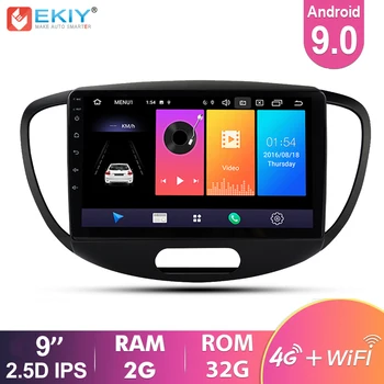 

EKIY 9'' IPS No 2 Din Android 9.0 Car Radio Multimedia Player For Hyundai Grand I10 2008-2012 Auto Stereo Video GPS Navigation