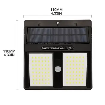 

250 LED Solar Power Light Outdoor Wireless Motion Sensor Wall Light Yard Lamp L69B