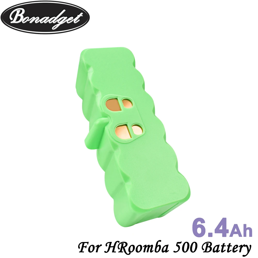 

Bonadget Replacement 6.4Ah 14.4V Li-ion Battery Roomba 500 Battery For iRobot Roomba 500 600 700 800 620 650 770 Vacuum Cleaner