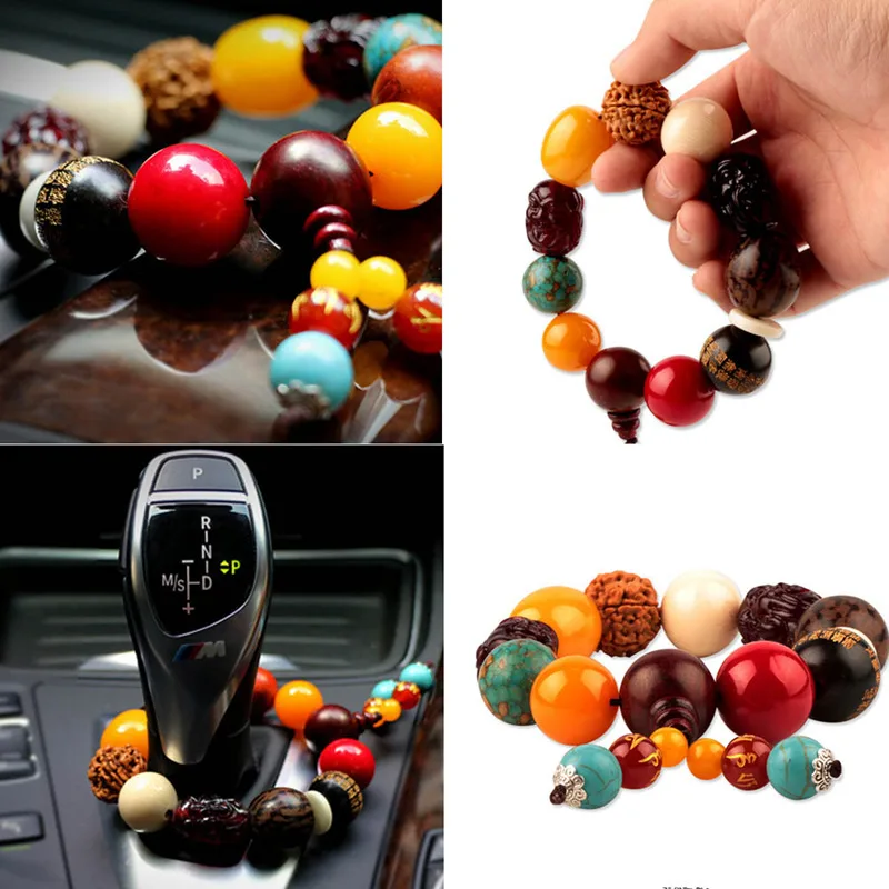 Автомобильный орнамент, автомобильные киоски, украшение, бусины, Автомобильный интерьер, декор Будды, бусины, шестерня, подвеска, аксессуары