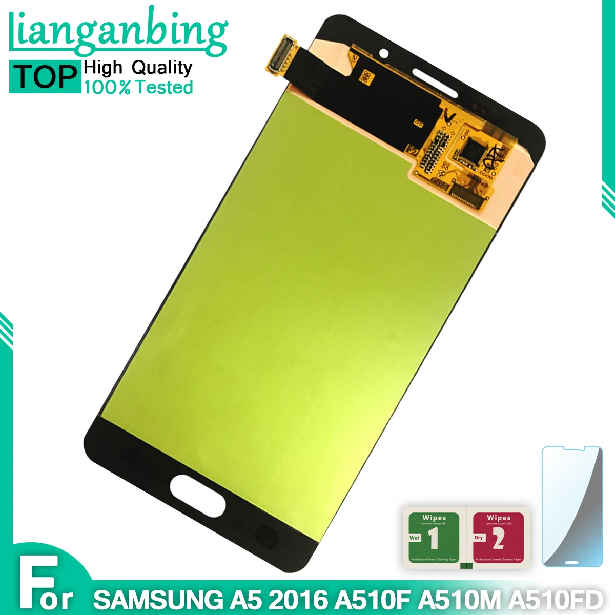 ЖК дисплей Super Amoled для Samsung Galaxy A510 A5 2016 A510F A510M A510FD 100% протестированный рабочий