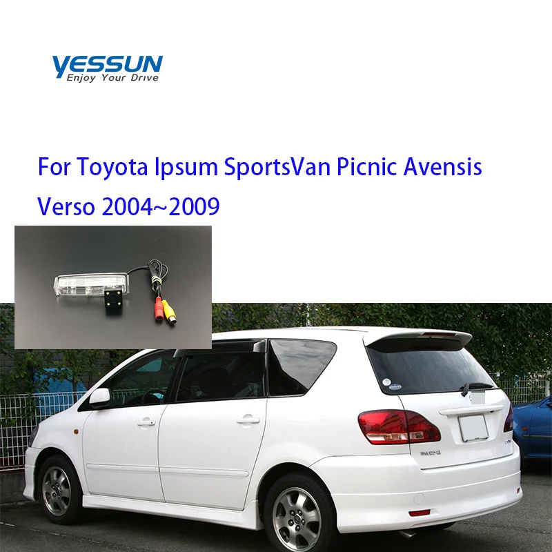 

Yessun License plate camera For Toyota Ipsum SportsVan Picnic Avensis Verso 2004~2009 Car Rear View camera Parking Assistance