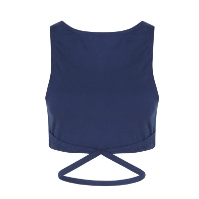 navy blue Женский летний простой стиль, 16 цветов, без рукавов, с вырезами, на заднем ремешке, дизайнерский хлопковый жилет, топ TA02800151 - Цвет: navy blue