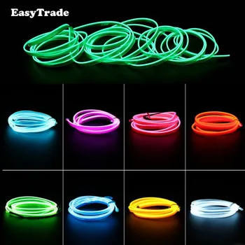 

Car styling For Hyundai KONA 2018 2019 2020 Interior Decoration Moulding Strips Cold Line Flexible Atmosphere Lamp