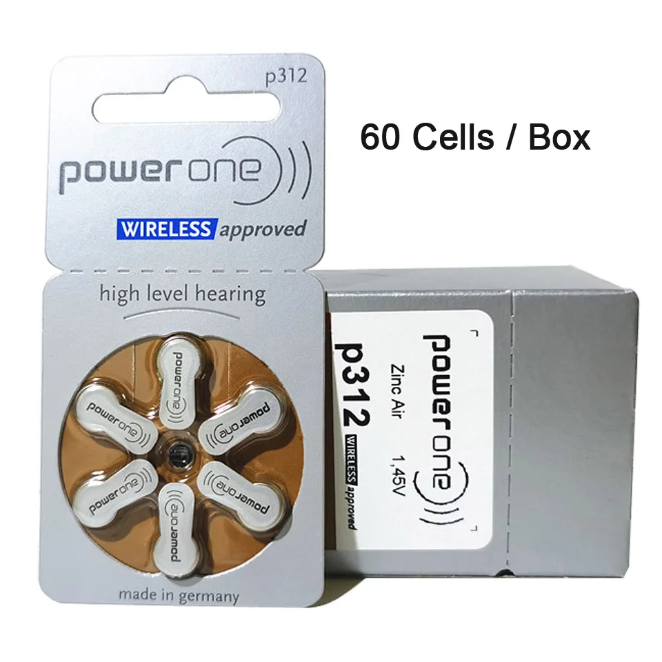Купить Цинковые Аккумуляторы для слухового аппарата Powerone батарейки mtic CIC 312 312A A312 PR41 | Отзывы и видеообзор (1005003304279831)