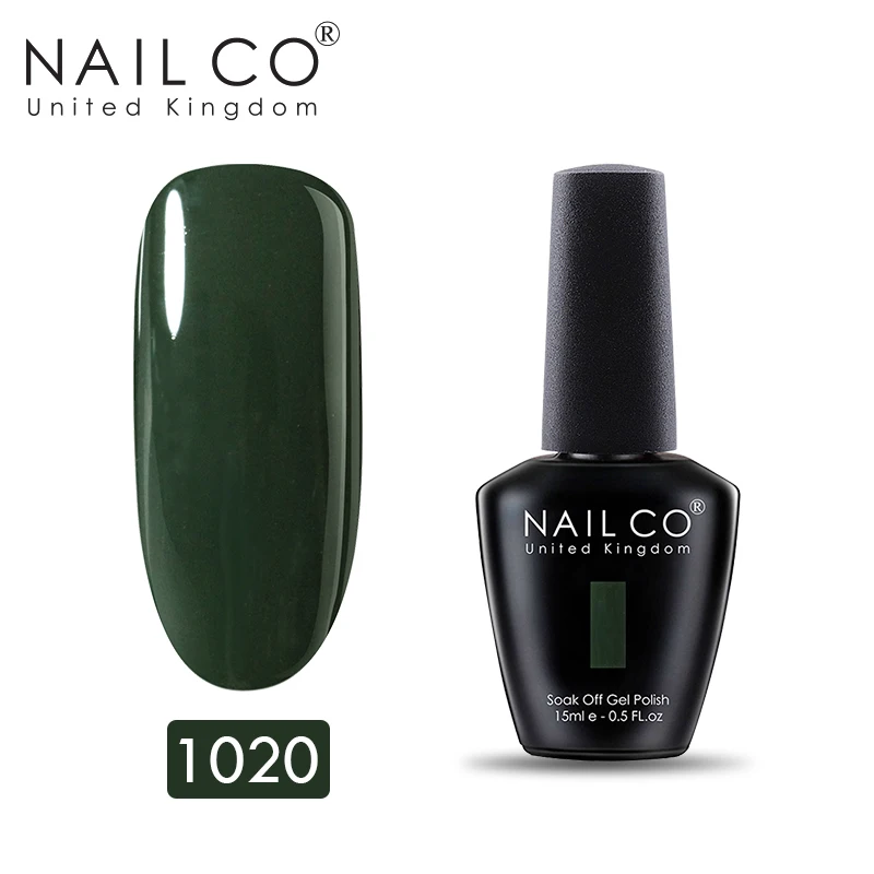 NAILCO УФ светодиодный Гель-лак для ногтей Полупостоянный Гель-лак Гибридный замачиваемый Гель-лак краска для ногтей Гель-лак - Цвет: 1020