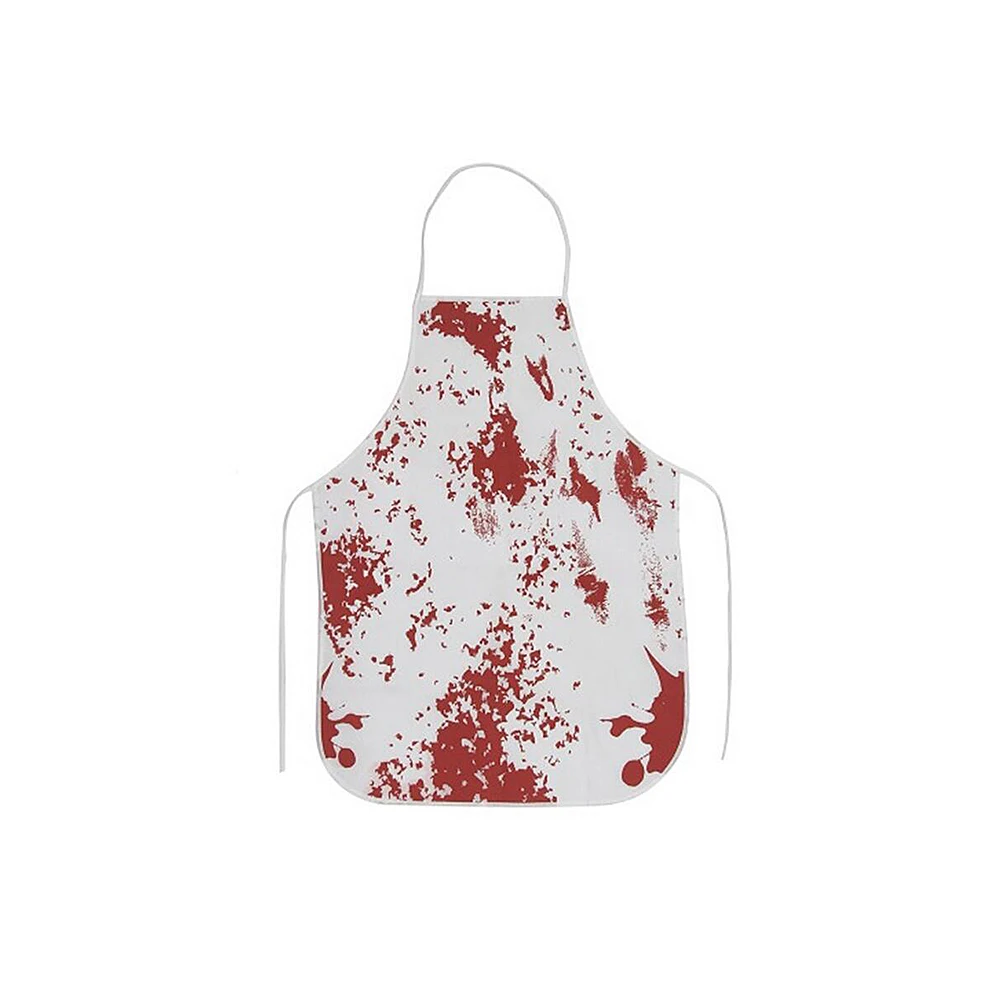 

Halloween Scary Aprons Bloody Horror Apron Flowing Blood Spooky Apron Halloween Theme Props Bib for Cooking Baking Party Decor