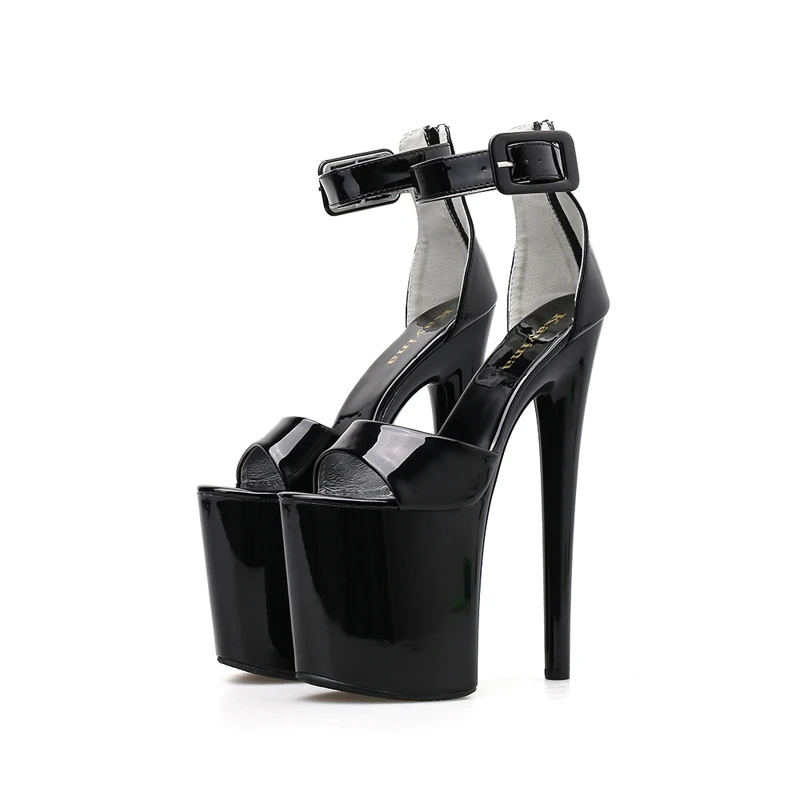 stripper shoes black