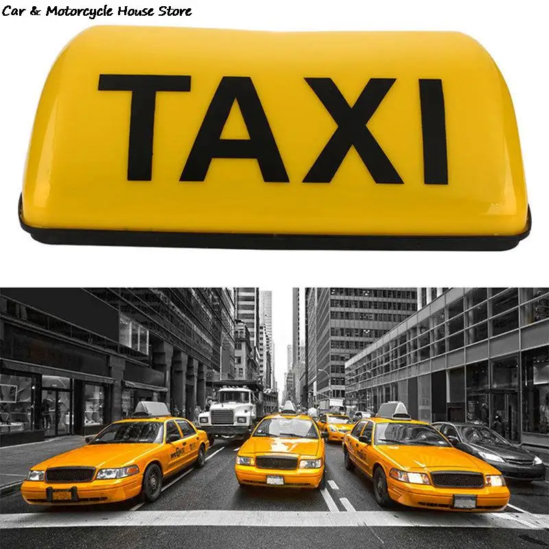 12v Taxi Cab Sign Roof Top Topper Car Lamp Led Light
