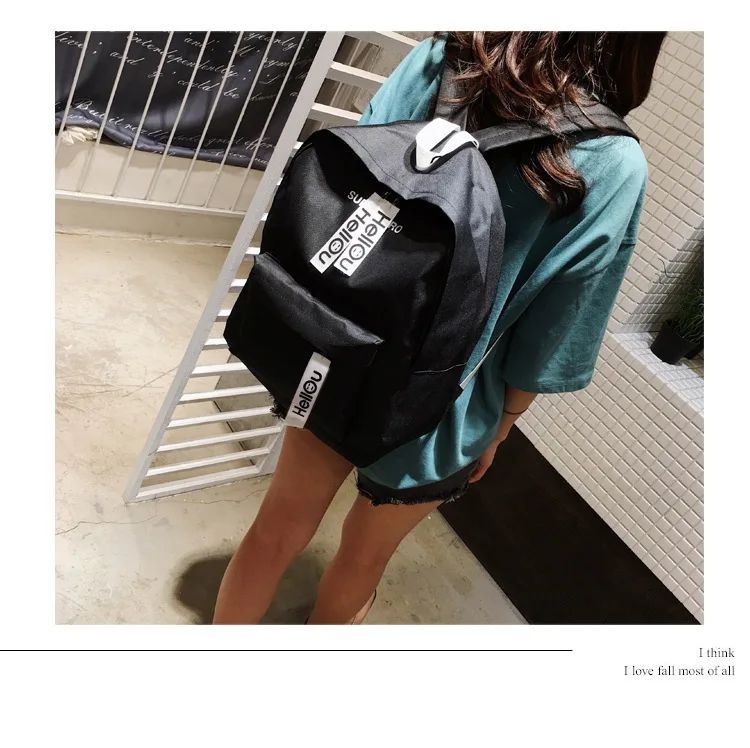 Школьная Сумка Женская корейский стиль Harajuku Ulzzang для старшеклассников сплошной цвет для младших школьников университетский рюкзак INS Sup