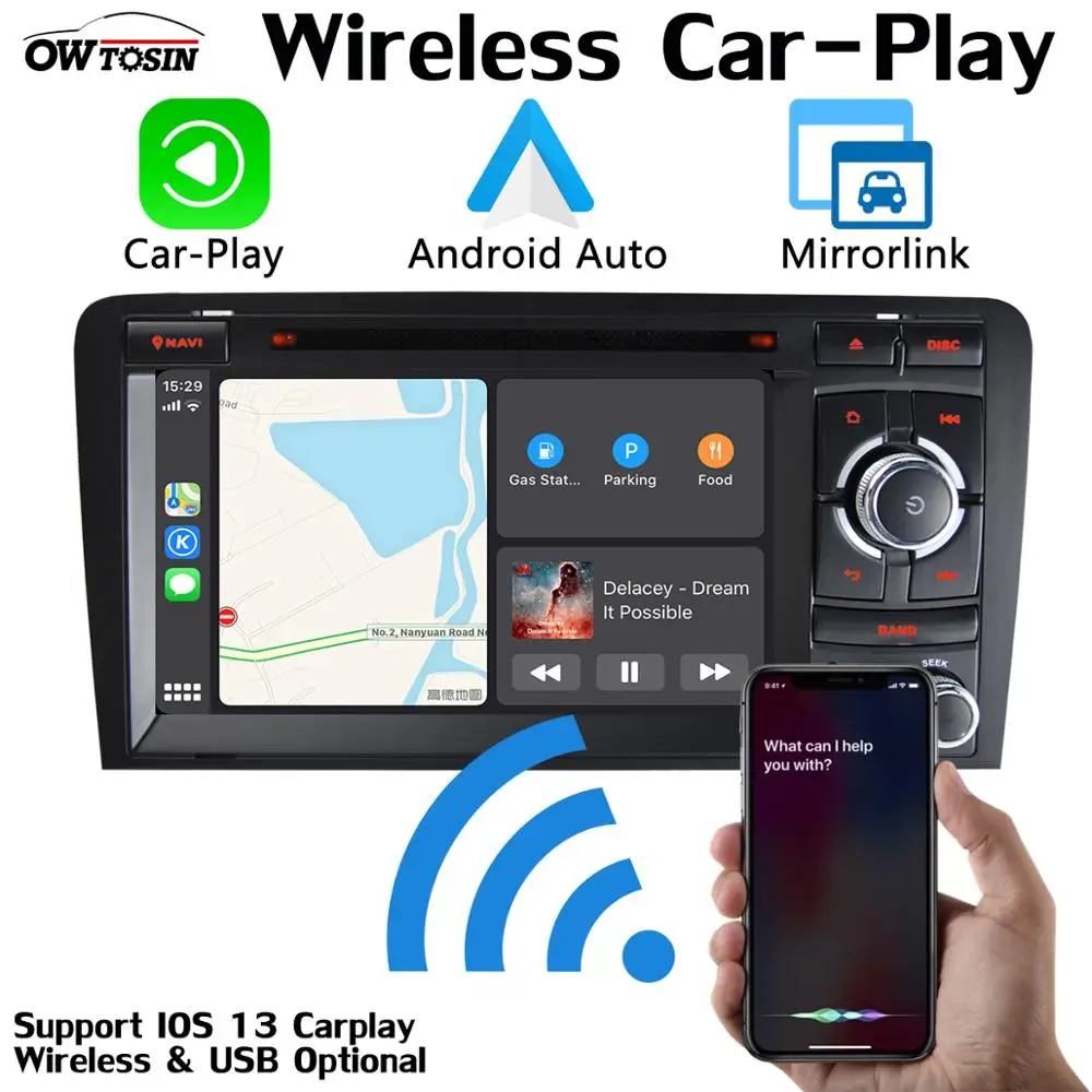 PX6 4G + 64G Android 9 0 автомобильный DVD мультимедийный GPS-навигатор радио для Audi A3 S3 RS3