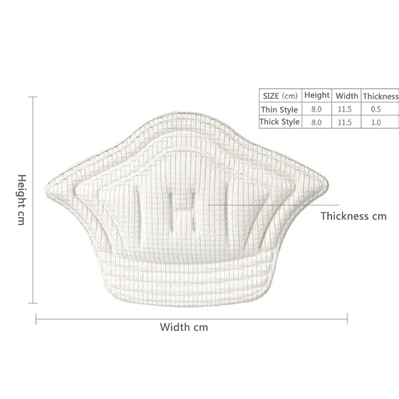 2PCS Crash Insole Patch Shoes Back Sticker Anti-wear Feet Pad Cushion Anti-dropping Sport Sneaker Heel Anti Blister Friction