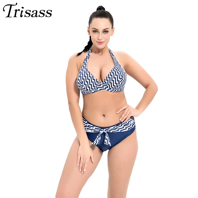 Trisass 2021 Новый Для женщин купальник бикини размера плюс 3XL 7XL DEF чашка купальника на