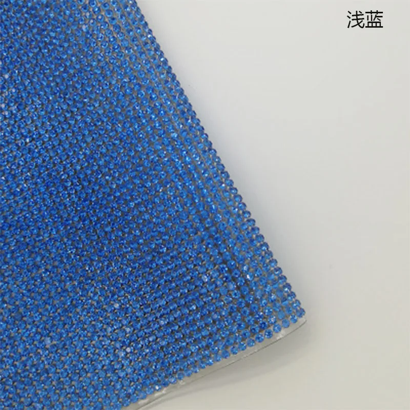 Стекло Алмазная сетка DIY аксессуары практичная одежда сумка для шляп украшения стразы отделка ленты DIY ремесло - Цвет: Blue