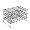 1-3Layers Stackable Cake Cooling Rack Metal Biscuits Bread Cookie Cooling Rack Net Mat BakingTools Tray Kitchen Accessories ZXH ► Photo 2/6
