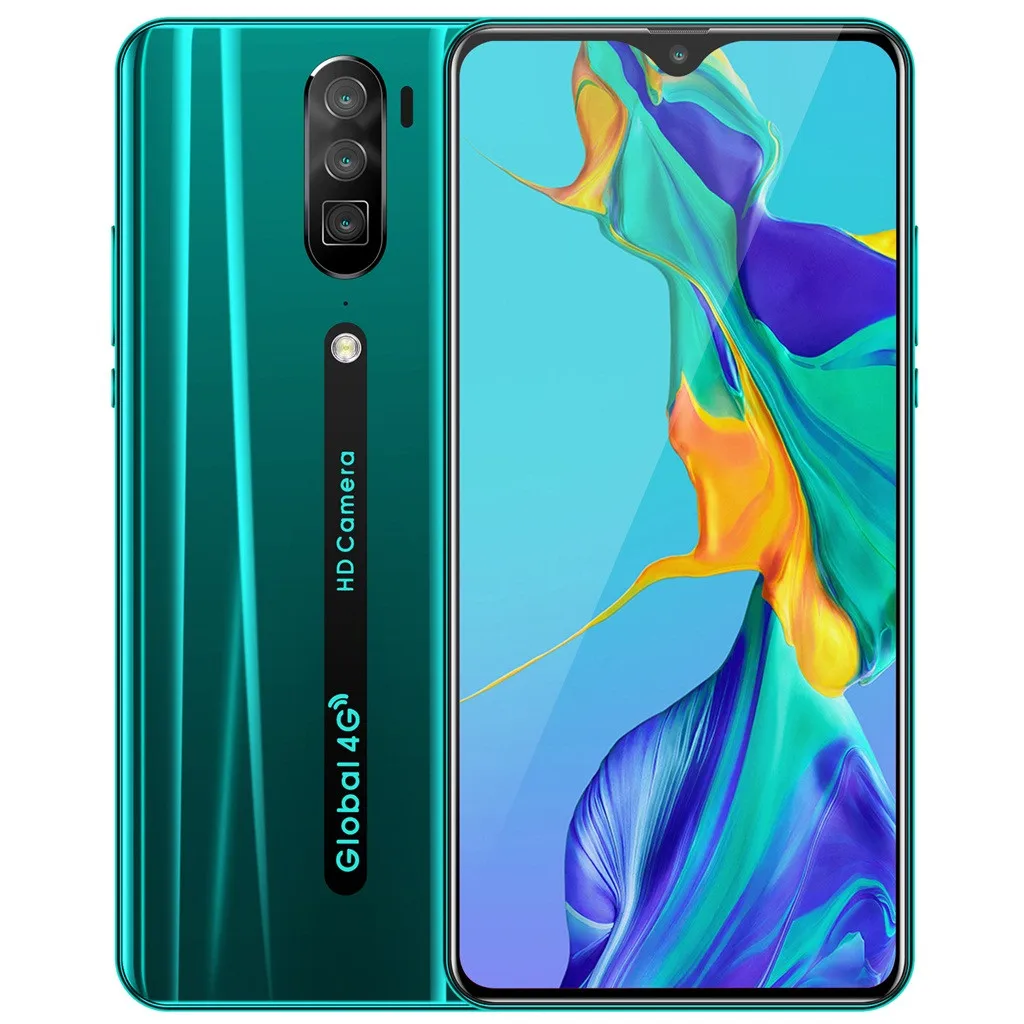 RINO, десять ядер, 6,3 дюймов, дроп-экран, Android 9,1, 3G+ 64G, gps, 4G, LTE, смартфон, смартфон, модный, многофункциональный, смартфон