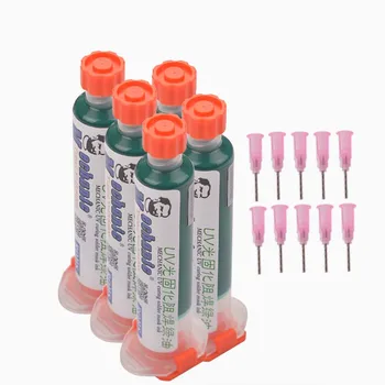 

Green UV Curable Solder Mask 10CC for PCB BGA Circuit Board Protect Soldering Paste Flux Cream Welding Fluxes Oil