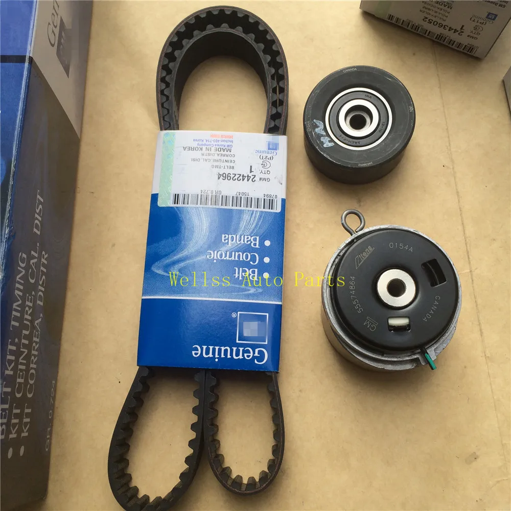 Набор ремней ГРМ для Chevrolet Cruze 1 6 8 AVEO T250 T300 HOLDEN FIAT Alfa Romeo 2007|Ремни шкивы и скобы| |