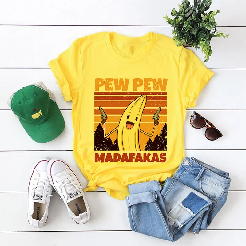 Черная кошка Pew Madafakas забавная Гангстер женская футболка с короткими рукавами