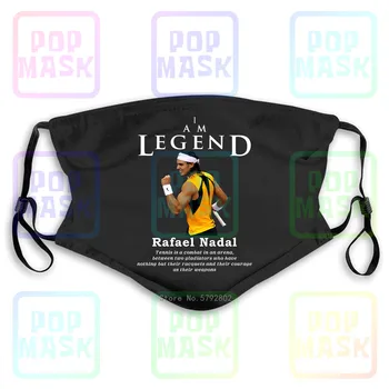 

Dust Mask with Filter New Rafael Nadal Legend Tennis Em1 Washable Reusable Mask