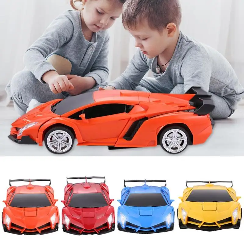 

2.4G Remote Control Car Robot Car Battery Transformation Robot Model Personality Cool Robot Car Deformation for Kid Boy Gift Toy