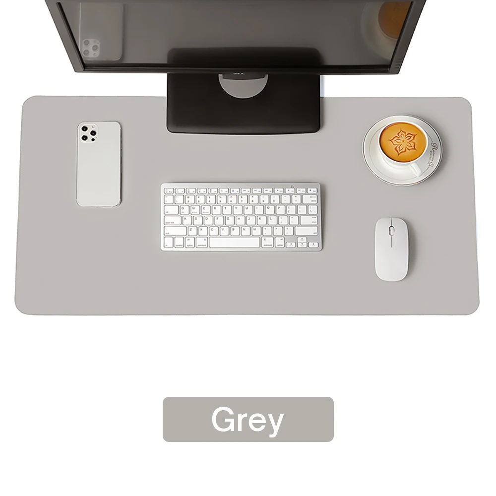 Large Waterproof PU Leather Desk Protector Mat