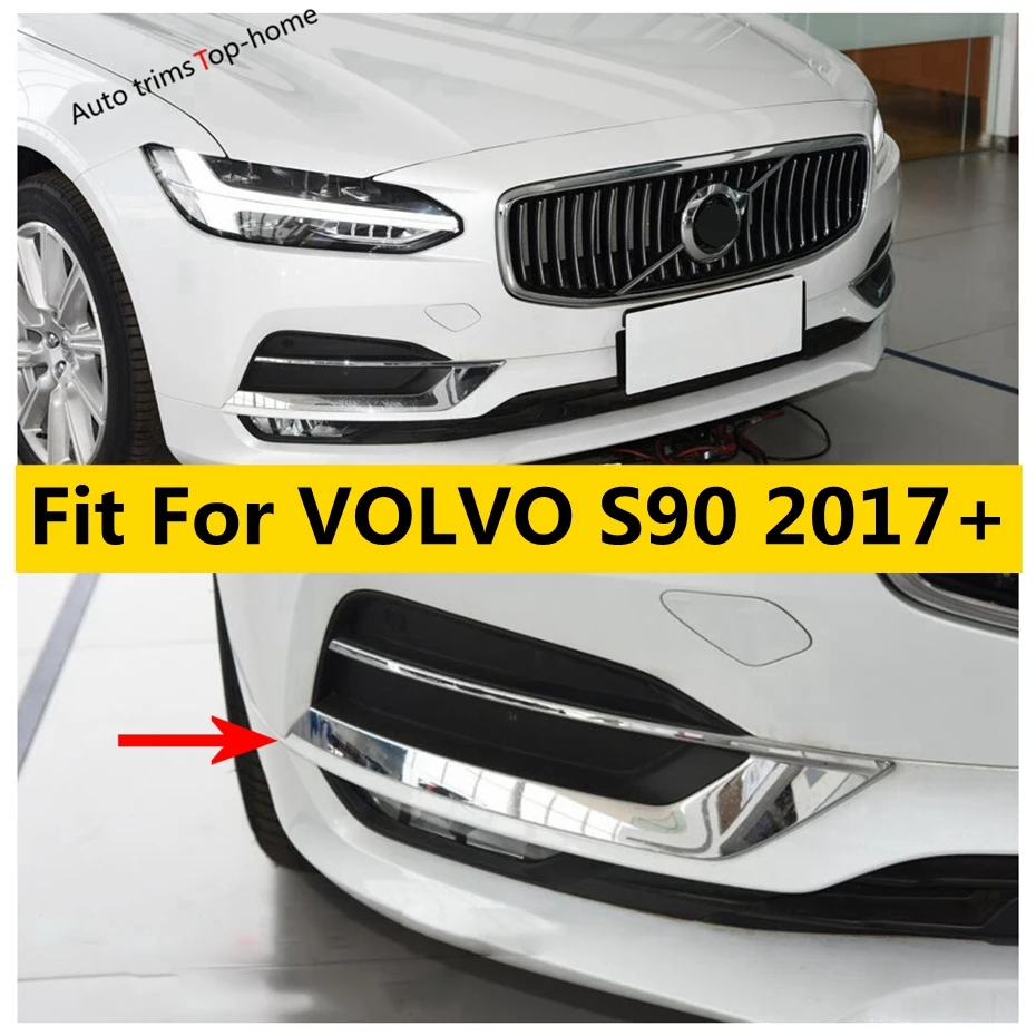 Yimaautotrims ABS хромированный внешний вид подходит для VOLVO S90 2017 2018 2019 Противотуманные