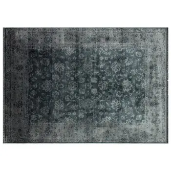 

Apex Overdye 3 'x 5' Viscose Navy Blue Runner Rug