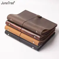 Classic Leather Rings Binder Notebook A5 Personal Genuine Leather Cover Journal Diary Sketchbook Planner Stationery 1