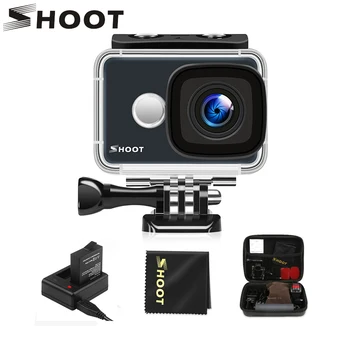 

SHOOT T31 Waterproof WiFi 4K Action Camera 1080P/60FPS Ultra HD Cam with 170 Degree Wide Angle Lens for Go Pro Hero 7 5 6 Yi h9