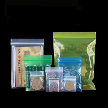 

Color Multiple Size Zipper Lock Plastic Packaging Bag Storage Mix Match Self Sealing Food Candy Jewelry Button Card Ring Seed