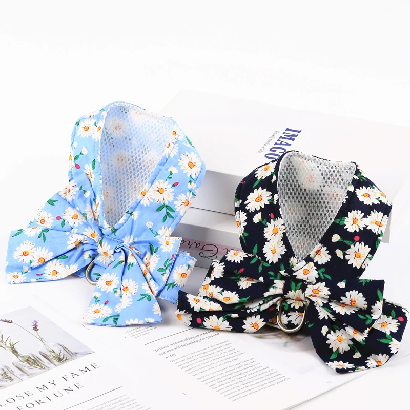 Floral Bowknot Clothes Cat & Small and Medium Dog Vest - PeticaDeals