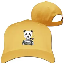 Унисекс крутая панда бейсболка хип-хоп кепка винтажные регулируемые шляпы