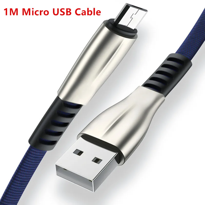 Micro USB кабель 5A Быстрая зарядка USB синхронизация данных Быстрая зарядка 3,0 кабель для samsung Xiaomi sony Honor LG Android Micro Дата-кабель - Цвет: blue