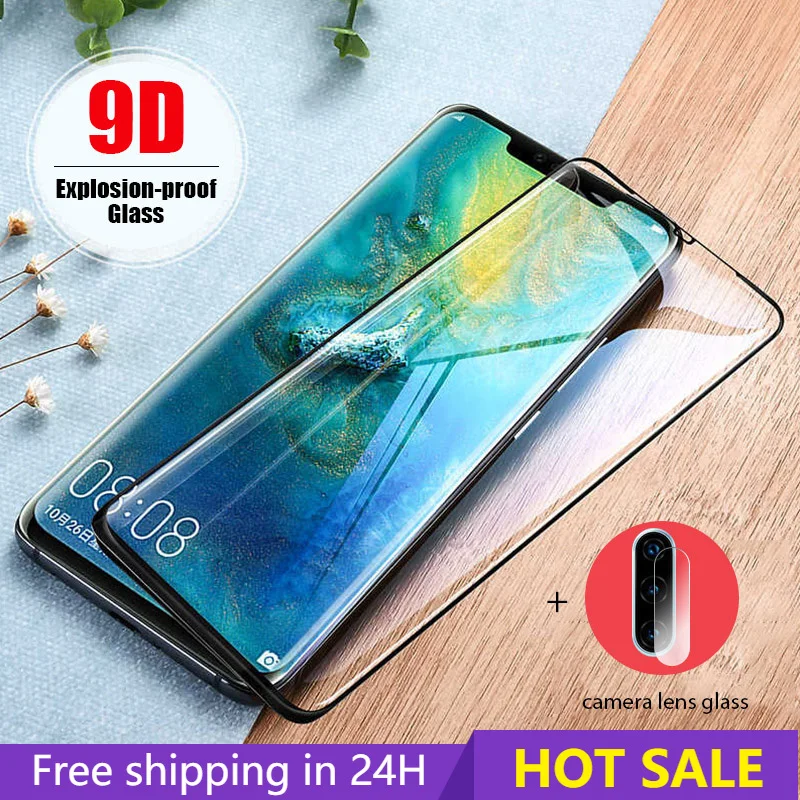Купить 9D Full Cover Protective Glass For Huawei P20 Pro Rear Camera Lens Film P30 P40 Lite 2 in 1 Screen Protector  Мобильные телефоны и | Стёкла и плёнки для телефонов (1005003304914251)