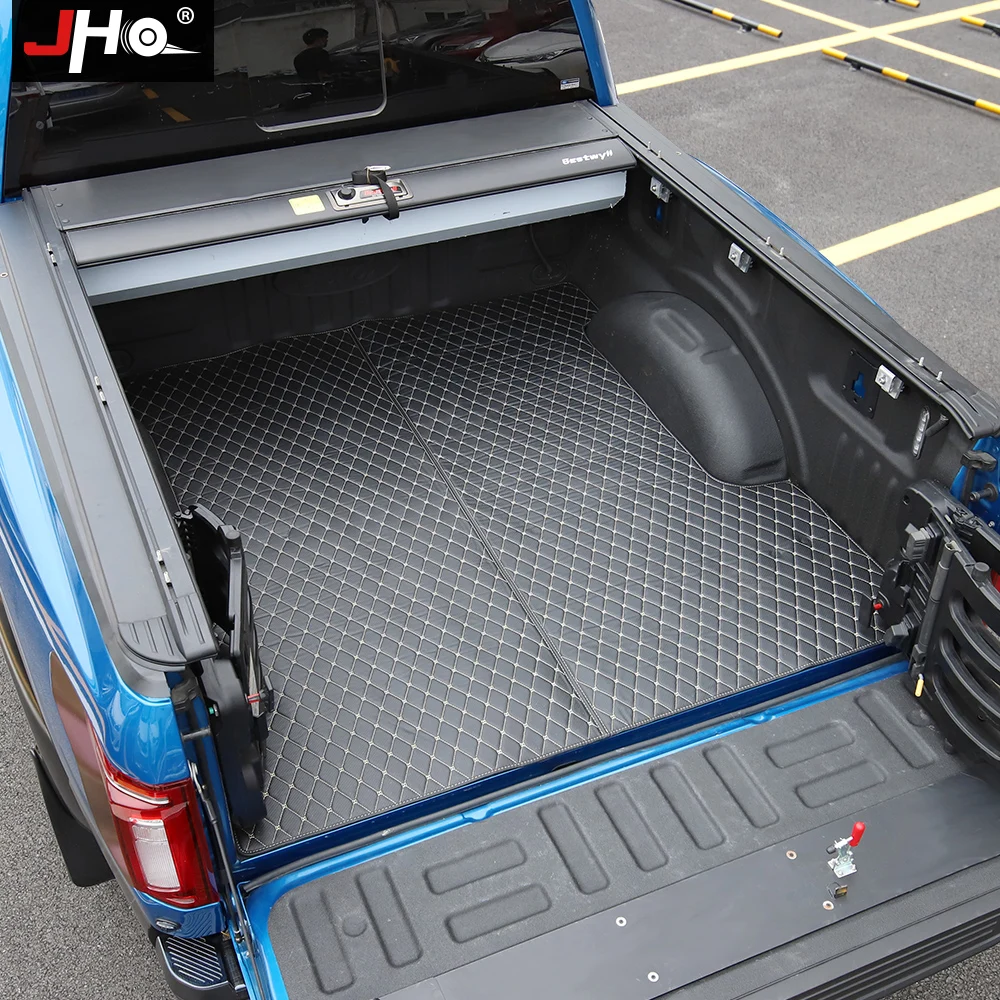  Tapis Coffre Voiture, pour Ford F350 2017- Imperméable Anti  Rayures Housse Protection Coffre Tapis Interior Accessories,C