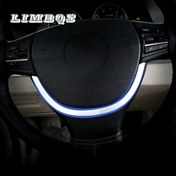

Steering Wheel Trim For BMW F10 F11 5 series 2010-2016 LHD RHD Circle Sequins Cover Sticker Interior Auto Accessories Styling