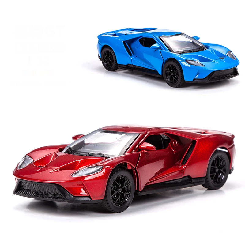 Kids Car Toy Model 1:32 Pull Back Alloy Diecast GT Sports Vehicle Racing Collectible Toys Cars For Boys Children Christmas Y111