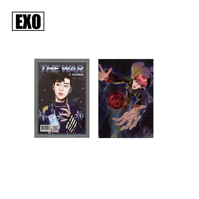 1 комплект Kpop EXO мультфильм Фотокарта для коллекции фанатов высокого качества EXO Kpop войны обычный альбом фото карты Новое поступление