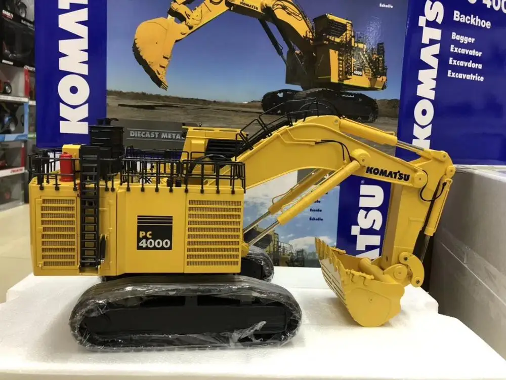 Komatsu PC4000 горно-шахтный экскаватор с экскаватор-1:50 Масштаб металлическая модель по NZG