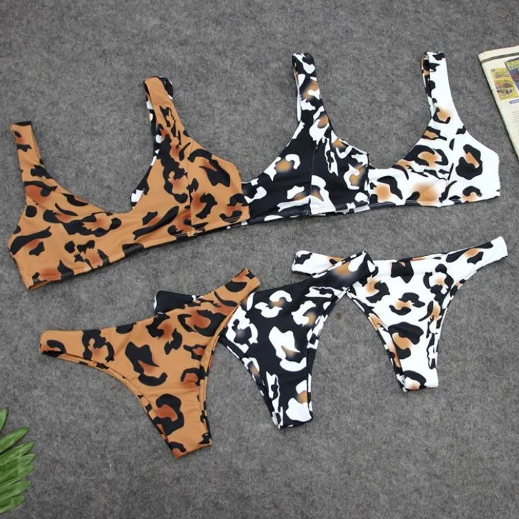 

2019 Spring New Style Swimwear Leopord Pattern Bathing Suit Supply of Goods AliExpress EBay
