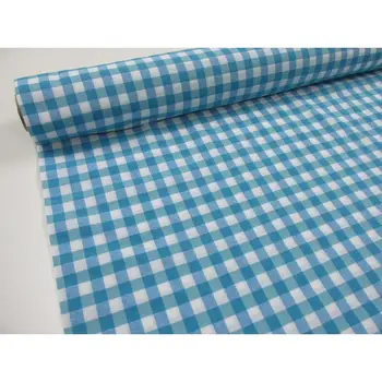 

FABRIC PICTURES 15x15mm Ref. VICHY CUBA TURQUOISE 2,45 mts length x width 2,80 m