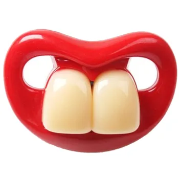 

Top Silicone Funny Nipple Dummy Soother Joke Prank Toddler Pacy Orthodontic Nipples Teether Baby Pacifier Care Hot Sales