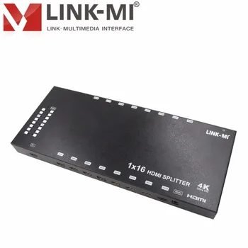 

Link-Mi LM-SP16-4K2K 1x16 HDMI Splitter 1 input 16 output Support 4K 3D 1080p hdmi video output Digital Audio Format Full HD