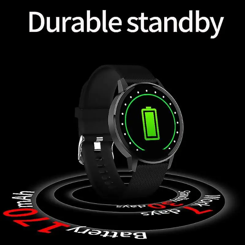 VODOOL T4 1,22 сенсорные Смарт-часы, водонепроницаемые, круглые, ручное кольцо, пульсометр, кровяное давление, информация о кислороде, напоминание