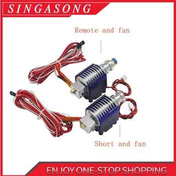 

V5 J-head Extruder Hotend For 1.75mm Filament 3D Printers Parts Remote Direct Short Hot End 0.4mm 12V40W Aluminum Kit Part