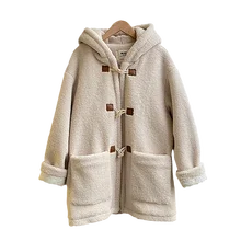 Parkas Anorak Woman Winter 2021 Coats Jackets Hooded Thicken Coat Casual Solid Warm Clothes Women Cardigan Long Womens Clothing