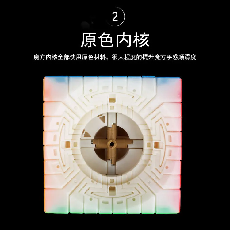 Yuxin Science маленькая Магическая восьмерка магический куб Outwit 8*8 высокий заказ сплошной цвет орфография профессиональная гладкая странная Новая игрушка