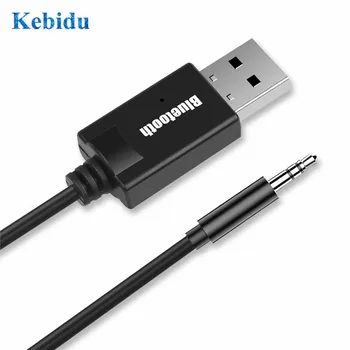

KEBIDU 3.5mm AUX Mini USB Bluetooth Adapter Car Bluetooth Adapter Receiver Wireless Stereo Music Audio Receptor for Car Speaker
