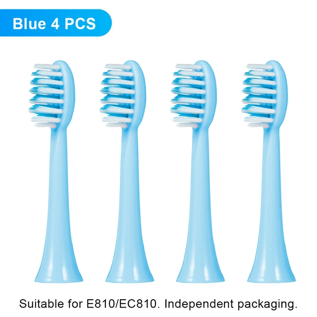 Ultrasonic Electric Toothbrush Wireless Charging for Adult IPX7 Waterproof Replacement Heads Whitening Teeth Timer Smart Brush BU 4 PCS